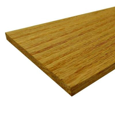 Oak Hobby Board (Common: 1/2 in. x 2 in. x 3 ft.; Actual: 0.5 in. x 1.5 in. x 36 in.)