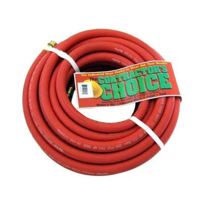 Endurance 5/8 in. Dia x 50 ft. Industrial-Grade Red Rubber Garden Hose