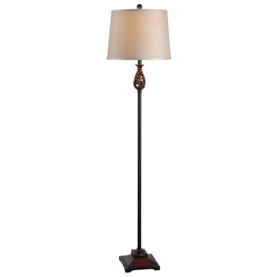 Cobb 27 in. Golden Ruby Table/Floor Lamp (3-Pack)