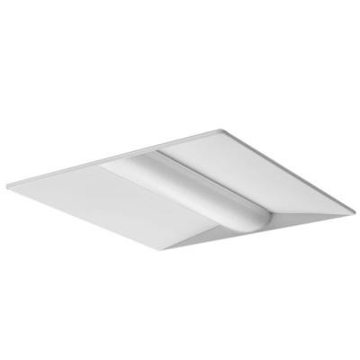2 ft. x 2 ft. White LED Low Profile Troffer with Curved Linear Prismatic Lens
