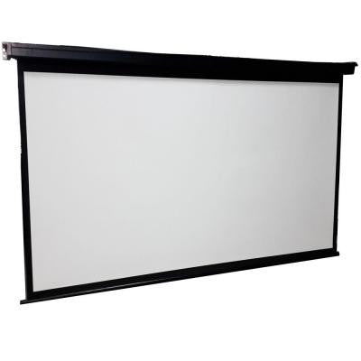 ProHT 84 in. Manual Projection Screen with Black Frame