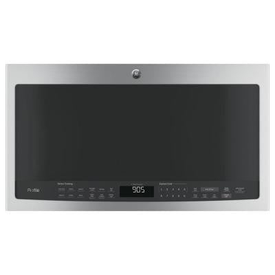 Profile 2.1 cu. ft. Over the Range Microwave in Stainless Steel with Sensor Cooking