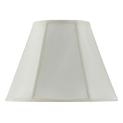 12 in. Egg Shell Vertical Piped Basic Empire Shade