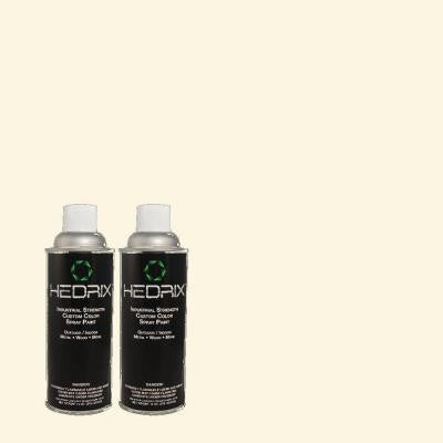 11 oz. Match of C10-2NW Ice Milk Gloss Custom Spray Paint (2-Pack)