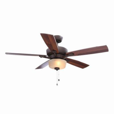 Hawthorne II 52 in. Oil Rubbed Bronze Ceiling Fan