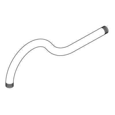 Addison 15 in. Shower Arm in Aged Pewter