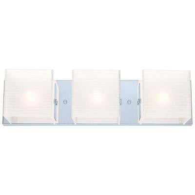 Alea 1-3-Light Chrome Wall Vanity Light