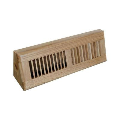 15 in. Wood Oak Baseboard Dark Finished Diffuser