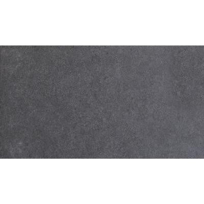 Beton Graphite 12 in. x 24 in. Glazed Porcelain Floor and Wall Tile (16 sq. ft. / case)