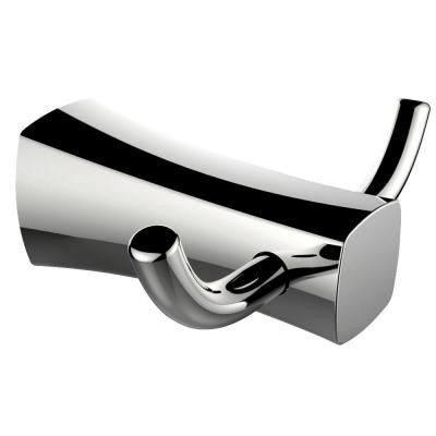 Double Robe Hook in Chrome