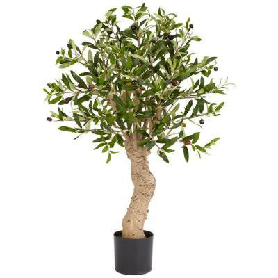 2.5 ft. Green Olive Silk Tree