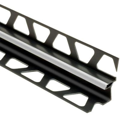 Dilex-EKE Classic Grey 3/8 in. x 8 ft. 2-1/2 in. PVC Corner Movement Joint Tile Edging Trim