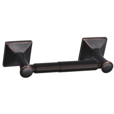 Transitional Double Post Toilet Paper Holder in Oil Rubbed Bronze