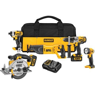 20-Volt Max (3Ah) Lithium-Ion Combo Kit (5-Tool)