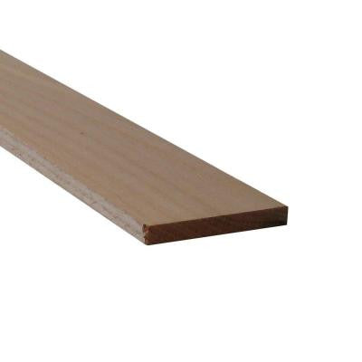 1 in. x 6 in. x 6 ft. Red Oak Board