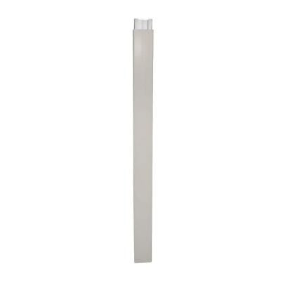 4 in. x 4 in. x 7 ft. Tan Vinyl Fence Gate Blank Post