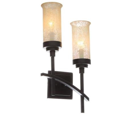 2-Light Iron Oxide Sconce