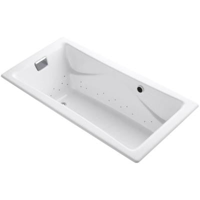 Tea-for-Two 6 ft. Air Bath Tub in White