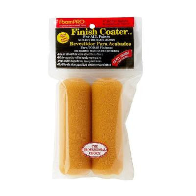 4 in. x 5/8 in. Mini Foam Roller Cover (2-Pack)