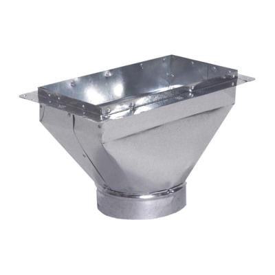 14 in. x 6 in. to 7 in. Universal Register Box with Flange