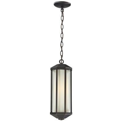 Lawrence 1-Light Outdoor Hanging Oil Rubbed Bronze Incandescent Pendant