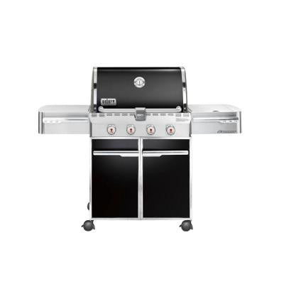 Summit E-420 4-Burner Propane Gas Grill in Black