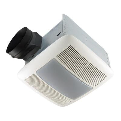 QTX Series Quiet 150 CFM Ceiling Exhaust Bath Fan with Light and Night Light, ENERGY STAR Qualified