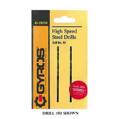 #52 High Speed Steel Wire Gauge Drill Bit (Set of 2)