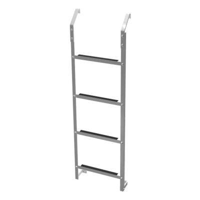 4-Step Aluminum Basement Window Well Egress Escape Ladder