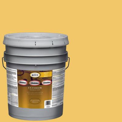 5-gal. #HDGY40 Sunshower Flat Latex Exterior Paint