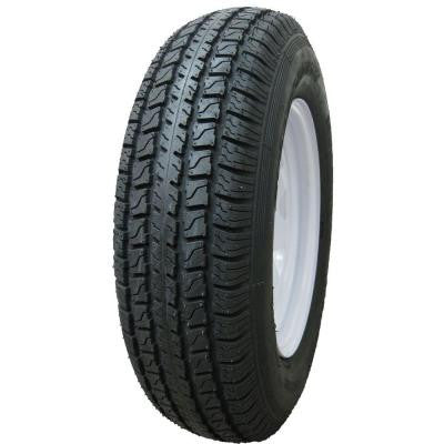 8 Spoke White 65 PSI ST225/75D15 and 15 in. x 6.0 in. 6-5.5HD 8-Ply Tire and Wheel Assembly