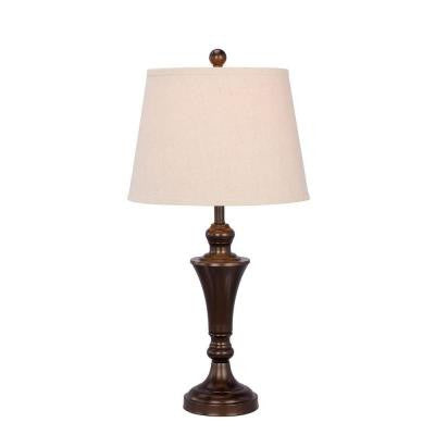 26 in. Bronze Metal Table Lamp