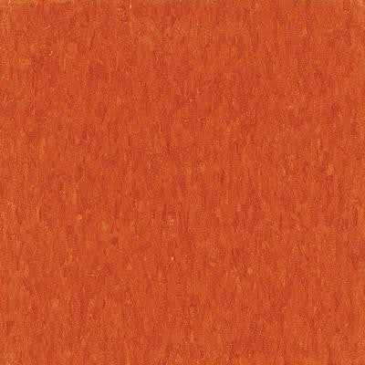 Imperial Texture VCT 12 in.x 12 in. Pumpkin Orange Standard Excelon Commercial Vinyl Tile(45 sq ft/case)