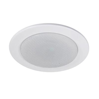 NICOR 4 in. White Recessed Albalite Shower Trim