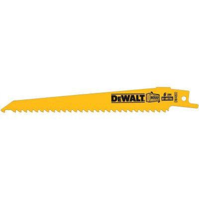 6 In. 6TPI Taper Back Bi-Metal Reciprocating Saw Blade (5 Pack)