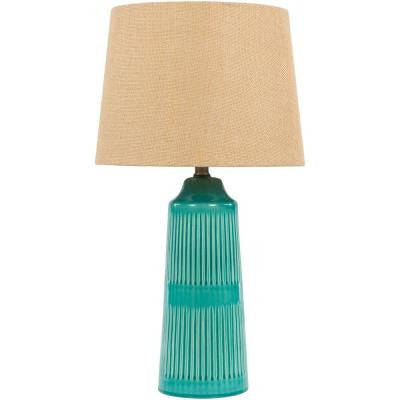 Tomlinson 23 in. Blue Indoor Table Lamp