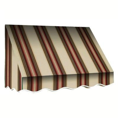 20 ft. San Francisco Window/Entry Awning (56 in. H x 48 in. D) in Brown/TerraCotta