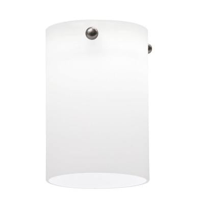 Opal White Short Cylinder Shade LED Mini Pendant