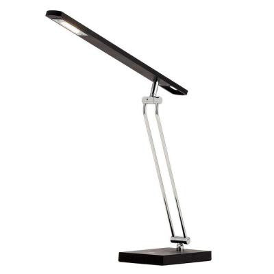 Saber 26 in. Black LED Desk Lamp