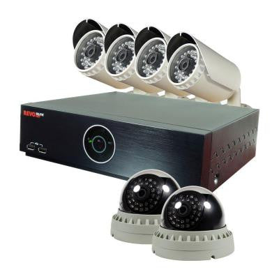 Elite HD 8-Channel 2TB NVR Surveillance System with 6 2.1 Megapixel HD Cameras