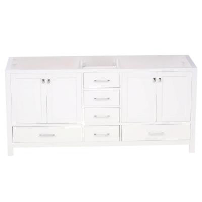 Caroline Avenue 72 in. Vanity Cabinet Only in White