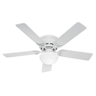 Low Profile III Plus 52 in. White Indoor Ceiling Fan
