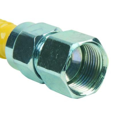 ProCoat 3/4 in. FIP x 1/2 in. FIP x 60 in. Stainless Steel Gas Connector 5/8 in. O.D. (93,200 BTU)