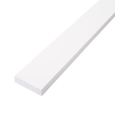 1 in. x 3 in. x 16 ft. Primed Pine Finger-Joint Board