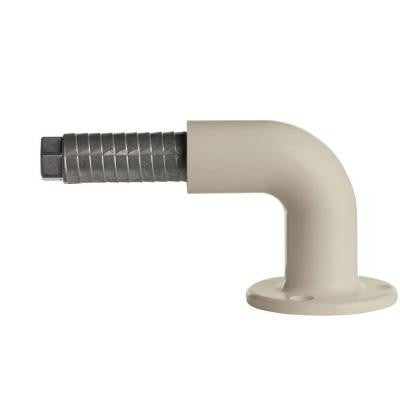 90° Tan Aluminum Handrail Post Return