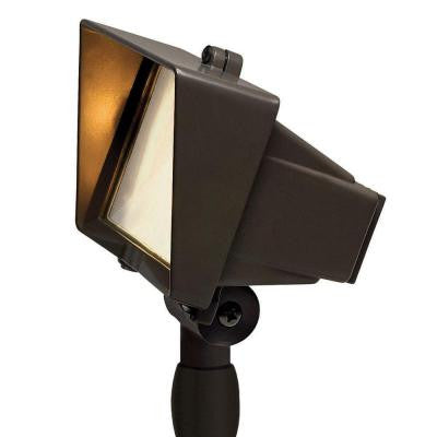 Low-Voltage Bronze 50-Watt Outdoor Flood Light
