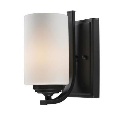 Lawrence 1-Light Oil-Rubbed Bronze Incandescent Sconce
