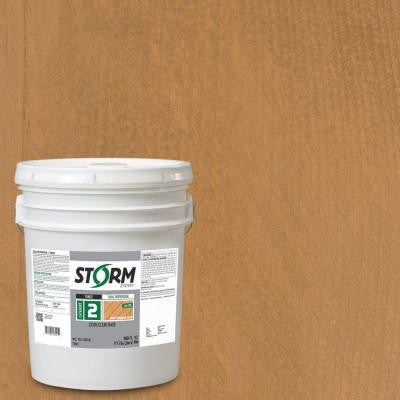 Category 2 5 gal. Beneath the Bark Exterior Semi-Transparent Dual Dispersion Wood Finish
