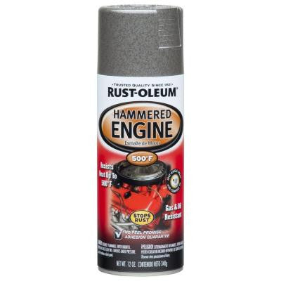 12 oz. 500° Hammered Silver Engine Enamel Spray (Case of 6)