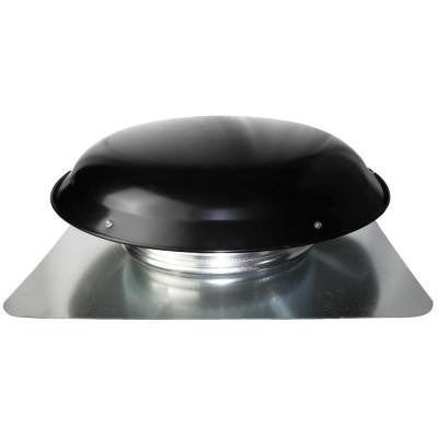 Cool Attic 1600 CFM Heavy-Duty Black Galvanized Steel Power Attic Roof Ventilator